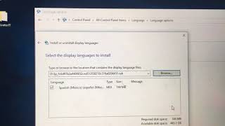 Intalar paquete de idioma a W10 via offline [upl. by Oriane735]