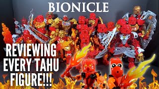 BIONICLE REVIEWING EVERY TAHU [upl. by Ahsetan]