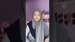 Tutorial bawalshawl bidang 45 tapi tutup dada ❤️ [upl. by Olfe]