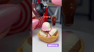 Let’s make Ice Cream 🎯 officialminiverse Make It Mini ​⁠miniverse miniature shorts [upl. by Nofpets]