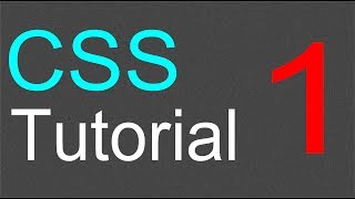 CSS Tutorial for Beginners  01  Introduction to CSS [upl. by Timmons]