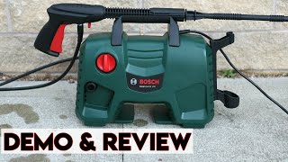 Bosch EasyAquatak 120 High Pressure Washer Review amp Demonstration [upl. by Anna167]