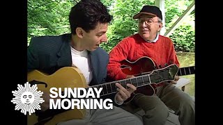 From 1992 Father and son Guitarists Bucky Pizzarelli and John Pizzarelli [upl. by Noitsirhc593]