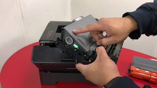 Replacing Brother HL L2360DN toner a how to [upl. by Wyler]