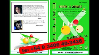 LIBRO BILLAR  5 QUILLAS X [upl. by Jeu]