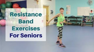 10 Minute Resistance Band Workout For Seniors [upl. by Amik]