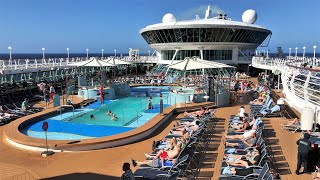 Royal Caribbean Grandeur of the Seas Winter 2020 Outside  Exterior Walking Tour 4k DJI Osmo ZAxis [upl. by Otecina368]