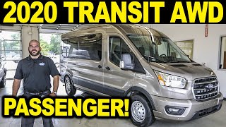 2020 Ford Transit Passenger Van AWD  Exterior amp Interior REVIEW [upl. by Wenonah]