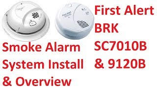 First Alert Smoke Alarm  Carbon Monoxide Alarm System Install and Overview [upl. by Lula696]