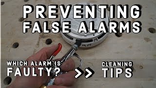 Cleaning Smoke Alarms  Identifying a BAD Detector  Preventing False Alarms [upl. by Ahseila271]