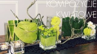 5 POMYSŁÓW NA KOMPOZYCJE KWIATOWE [upl. by Ertemed926]