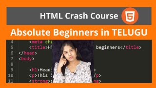 HTML Tutorial Build a Website Tutorial in TELUGU [upl. by Moyer]