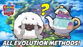 How to Evolve Every Single New Pokemon in Pokemon Sword and Shield All Evolution Methods Spoilers [upl. by Ahsitak590]