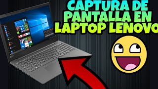 Como hacer una CAPTURA DE PANTALLA en LAPTOP LENOVO 2021 FÁCIL [upl. by Aribold]