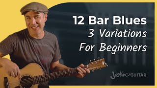 How to Play 12 Bar Blues on Guitar for Beginners [upl. by Clynes]