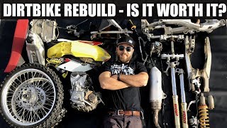 Dirt bike rebuild complete teardown  RMZ 450 build part2 [upl. by Arde]