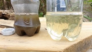 How To Make a Water Filter In The Wild [upl. by Hcire]