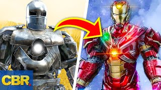 The Full Evolution Of Iron Man Suits [upl. by Ezeerb]