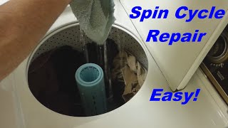 How to Fix a Washing Machine That Wont Spin  Weak Spin Cycle Easy Fix [upl. by Tamer853]