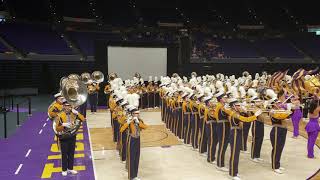 101219 LSU Band plays Pregame song in the PMAC [upl. by Drona]