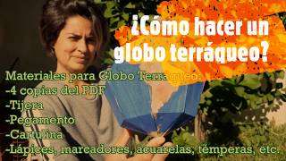 ¿Cómo hacer un globo terráqueo [upl. by Onaicram]