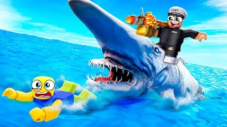 GOBLIN SHARK ATTACK IN ROBLOX [upl. by Edras]