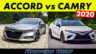 2020 Honda Accord vs 2020 Toyota Camry [upl. by Asennav19]