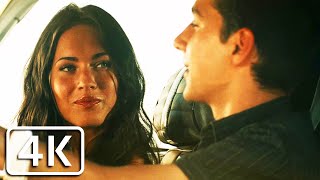 Transformers  Sam and BumbleBee meet Mikaela Megan Fox amp Shia Labeoff scene 4K [upl. by Otiragram]