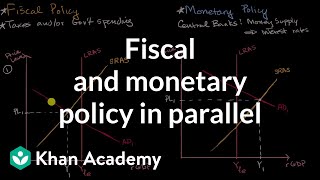 Fiscal and monetary policy in parallel  AP Macroeconomics  Khan Academy [upl. by Felicdad]