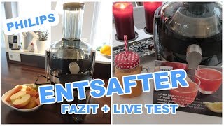 Philips HR192120 ENTSAFTER  FAZIT  LIVE TEST  DaniLu [upl. by Naginarb]