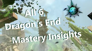 All 6 Dragons End Mastery Insights I Guild Wars 2 [upl. by Annahs]