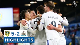 Highlights Leeds United 52 Newcastle United  Fivestar attacking performance  Premier League [upl. by Daniell498]