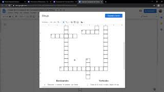 Resolviendo Crucigrama desde Documentos de Google [upl. by Oriole810]