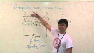 Demagnetising by Electrical Method [upl. by Ruskin659]