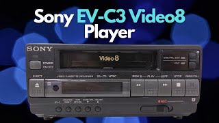 Sony EVC3 8mm Video8 Player Video Cassette Recorder 1989  SpecsFeatures  8mm Video to Digital [upl. by Bannasch]