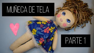 Cómo hacer una muñeca de tela fácil [upl. by Socrates273]