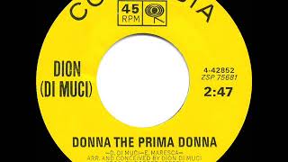 1963 HITS ARCHIVE Donna The Prima Donna  Dion [upl. by Ann-Marie]