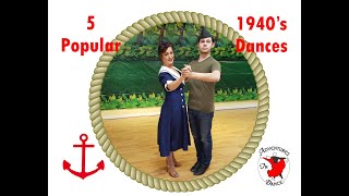 5 Popular 1940s Dances [upl. by Yeaton]