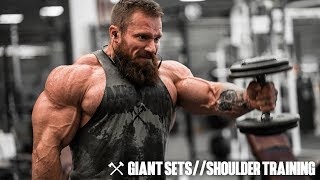 Giant Sets amp Shoulder Training  Seth Feroce [upl. by Yaja]