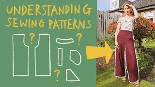 How to understand sewing patterns for beginners [upl. by Stucker511]