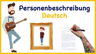 Personenbeschreibung  kurz amp knackig  Deutsch [upl. by Cheryl]