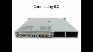 HP ProLiant DL360 G4  Configuring HP iLO [upl. by Nayk]