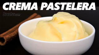 Cómo hacer Crema Pastelera fácil y rápida [upl. by Sidnala986]