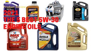 The 5 Best 5w30 Engine Oils [upl. by Ailahtan]