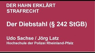 Der Hahn erklärt Strafrecht  § 242 StGB Diebstahl [upl. by Galloway]