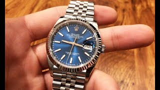 Rolex Datejust 36 126234  The blue dial that pops [upl. by Bernadene]