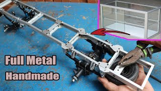 How to make an RC Truck Chassis from Aluminum [upl. by Rolfston]