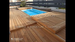 Projet N°1  Terrasse amp Structure Coulissante [upl. by Chatav]