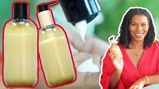 How To Make HAIR CONDITIONER  RINSE OUT and LEAVE IN Recipes [upl. by Mihcaoj]