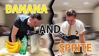 Banana amp Sprite challenge VOMIT ALERT [upl. by Germaine]